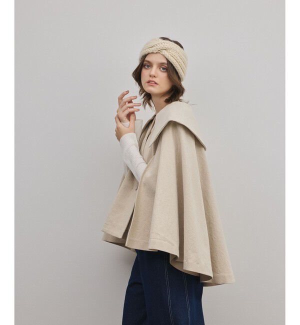 GRACE CONTINENTAL「リネンオックスケープジャケット」|その他|