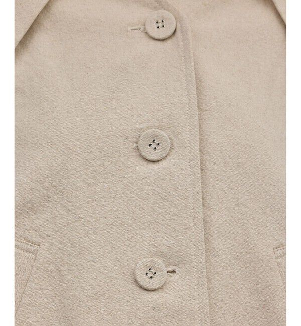 GRACE CONTINENTAL「リネンオックスケープジャケット」|その他|