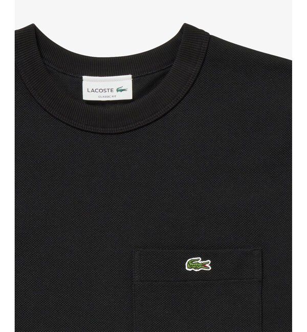 LACOSTE「鹿の子地ポケット半袖Tシャツ」|Tシャツ・カットソー|