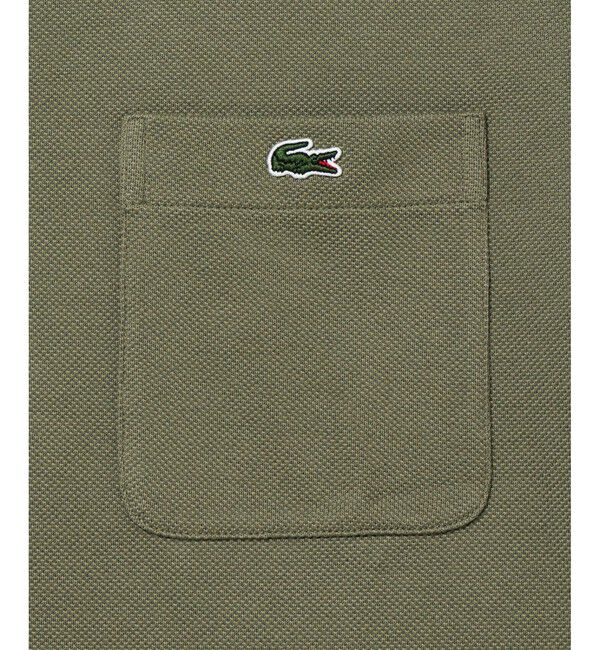 LACOSTE「鹿の子地ポケット半袖Tシャツ」|Tシャツ・カットソー|