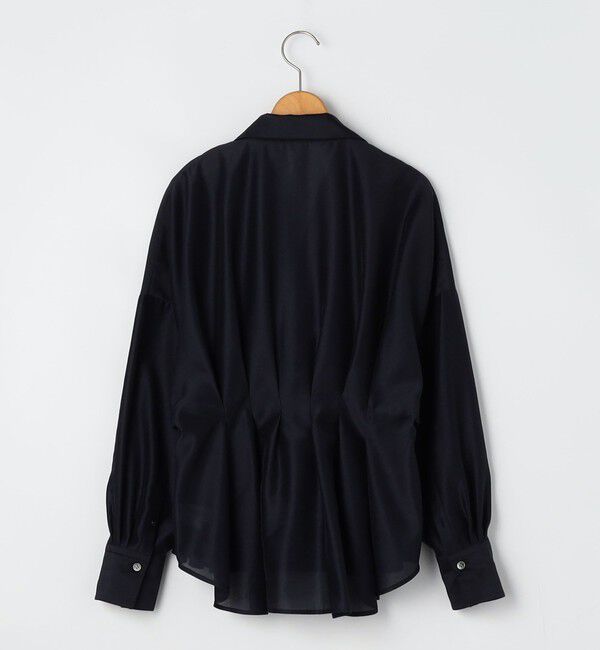 NOLLEY'S「【追加】ウォッシャブルシアースキッパータックブラウス」|シャツ・ブラウス|