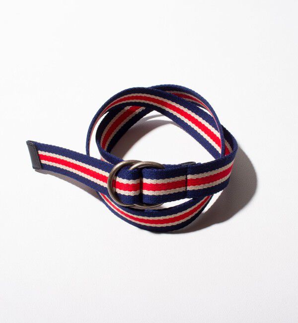 GLOSTER「【GLOSTER/グロスター】IVY Dリングテープベルト リングベルト」|ベルト|ブルー系その他2