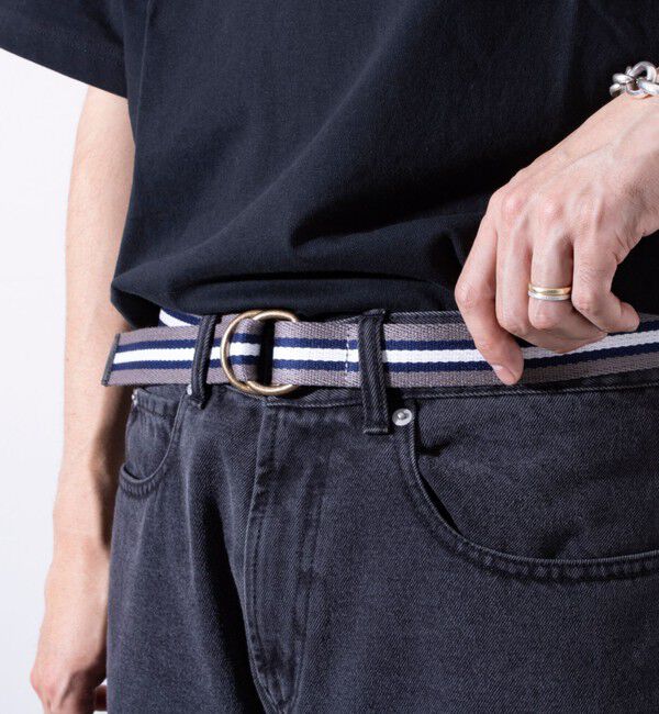 GLOSTER「【GLOSTER/グロスター】IVY Dリングテープベルト リングベルト」|ベルト|