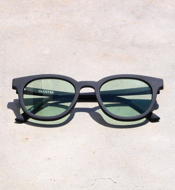 GLOSTER「【GLOSTER/グロスター】マット加工 フラットサングラス カラーレンズ」|サングラス|