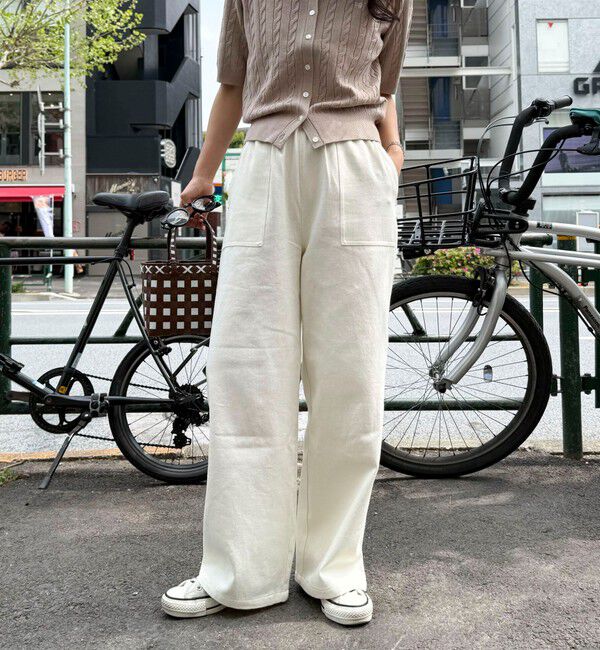 fredy emue「ライトオンスデニムベイカーイージーパンツ」|デニム|