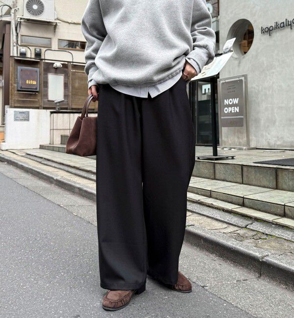 fredy emue「ウールライク5ポケイージーパンツ」|チノ|