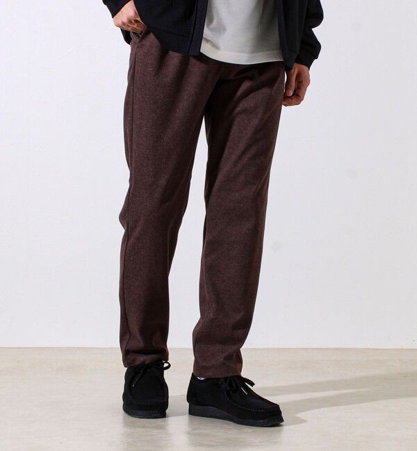 GLOSTER「【Deep Shape】微起毛ストレッチ イージーパンツ」|チノ|