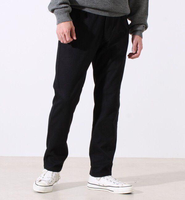 GLOSTER「【Deep Shape】微起毛ストレッチ イージーパンツ」|チノ|