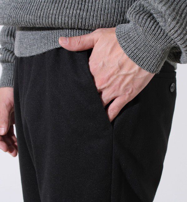 GLOSTER「【Deep Shape】微起毛ストレッチ イージーパンツ」|チノ|