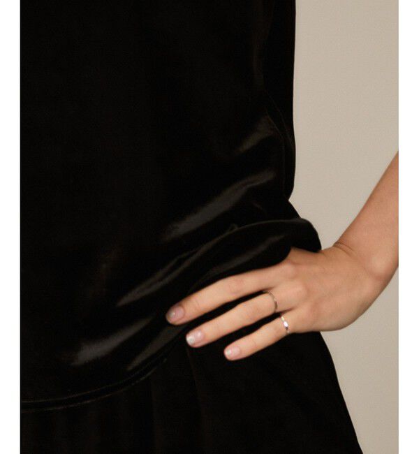 SALON adam et rope'「トリアセベロア前後2WAYノースリーブ/タンクトップ / セットアップ対応」|タンクトップ|