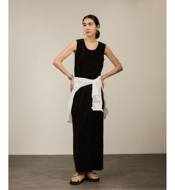 SALON adam et rope'「トリアセベロア前後2WAYノースリーブ/タンクトップ / セットアップ対応」|タンクトップ|