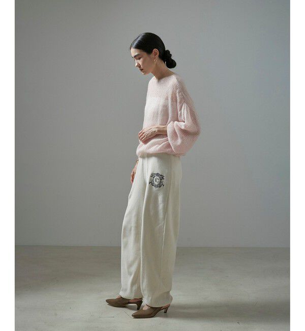 SALON adam et rope'「シアーモヘアスパンコールプルオーバー 2」|ニット・セーター|