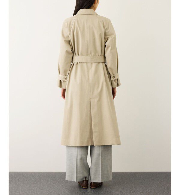 ROPE「ツイルクロスステンカラーコート」|ステンカラーコート|