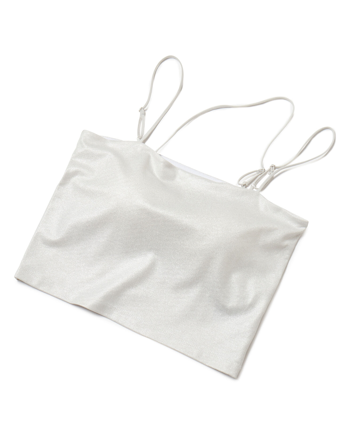 VIS「【洗える】箔プリントカップ付きキャミソール」|キャミソール|