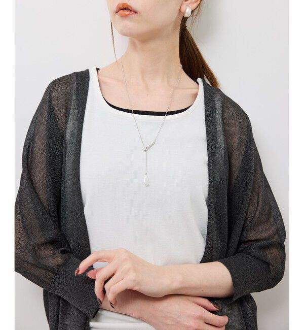 ROPE PICNIC PASSAGE「バロックパールトップＹ字ネックレス」|ネックレス|