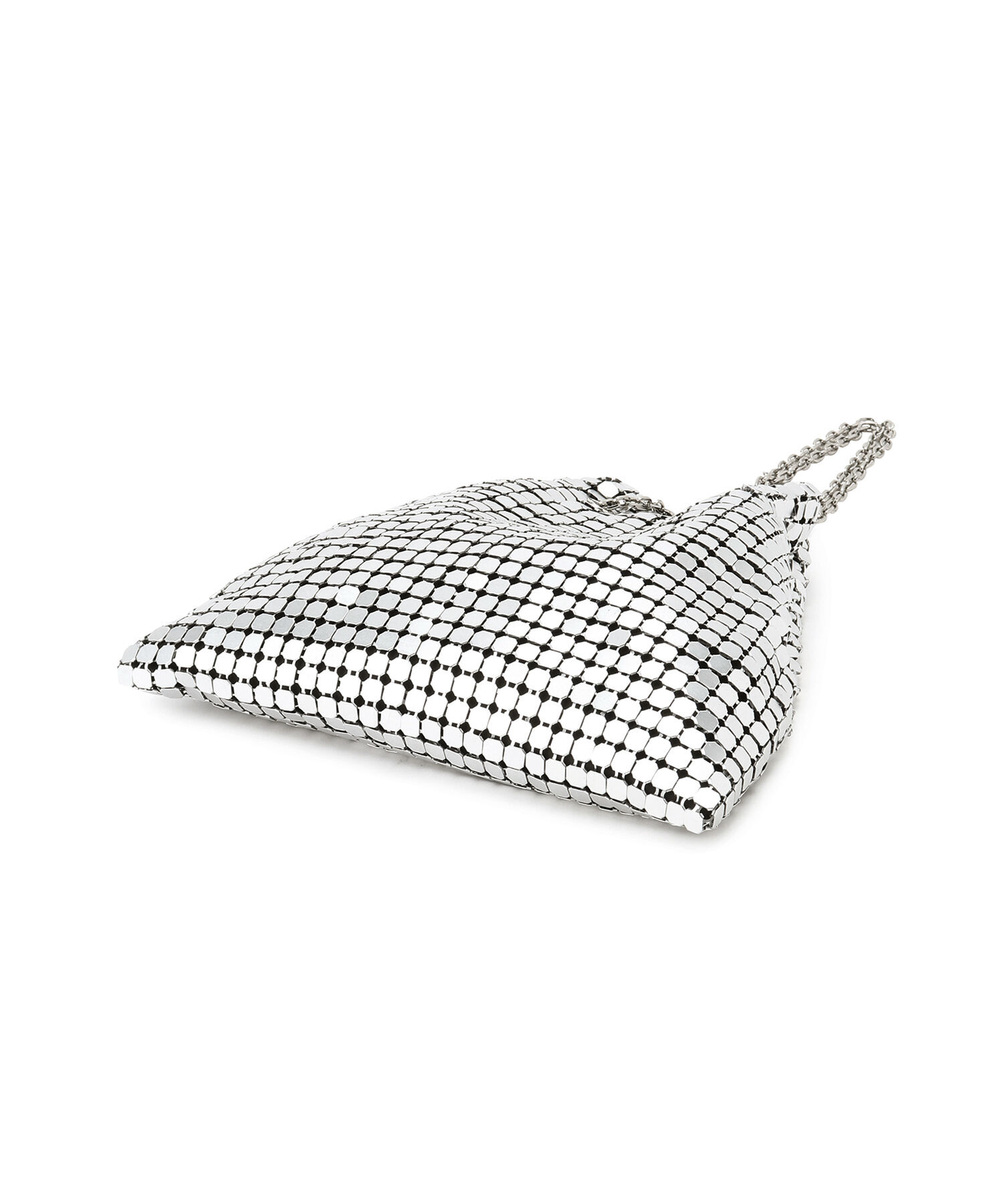 ADAM ET ROPE'「【サステナブル】メタル巾着ミニバッグ」|ハンドバッグ|