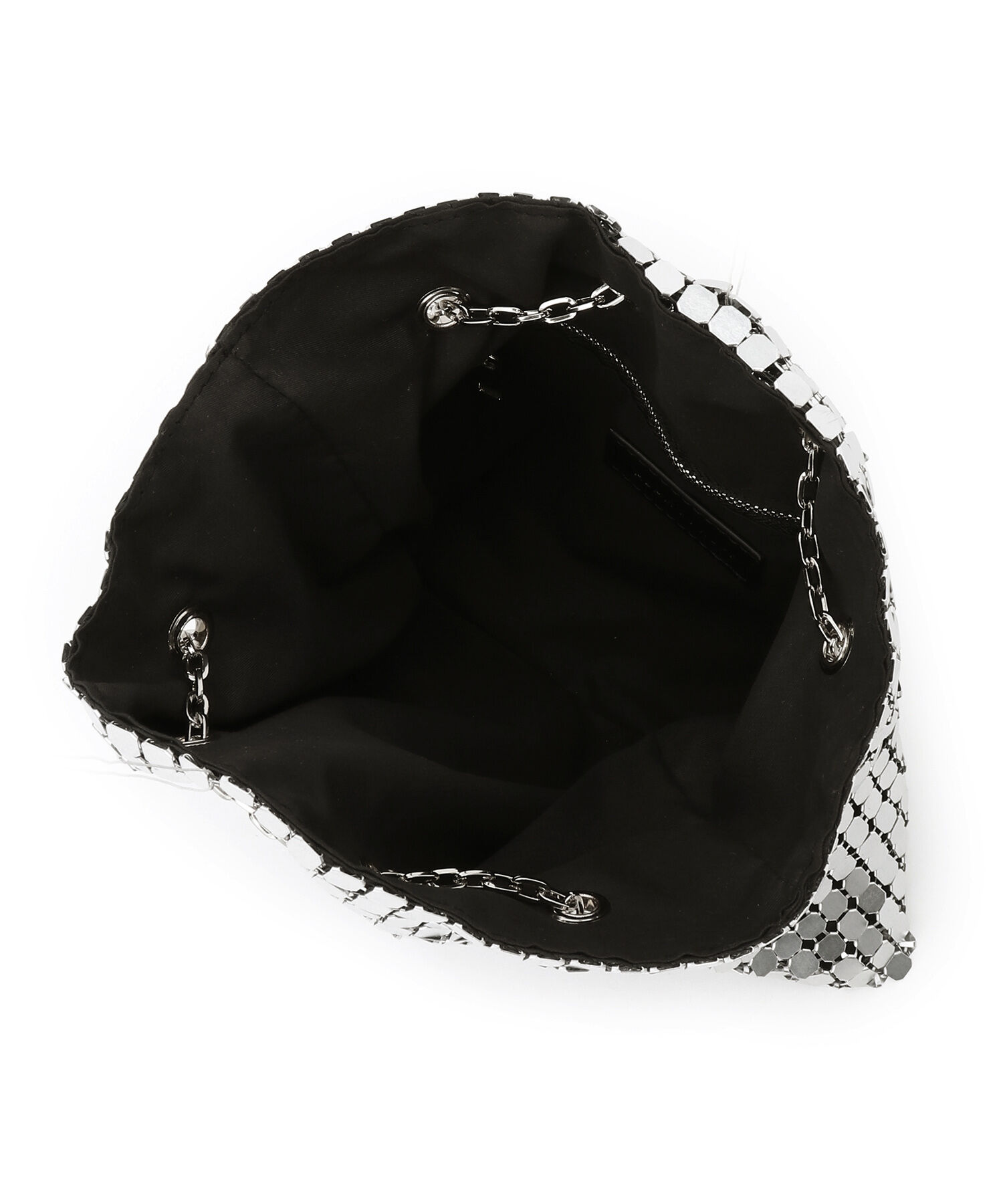 ADAM ET ROPE'「【サステナブル】メタル巾着ミニバッグ」|ハンドバッグ|