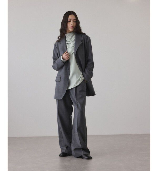 ADAM ET ROPE'「フィブリルロンTEEスカーフブラウス」|シャツ・ブラウス|