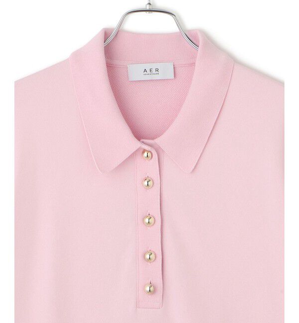 ADAM ET ROPE'「【WEB限定】ポロ襟フォルムプルオーバー」|スウェット・ジャージ|