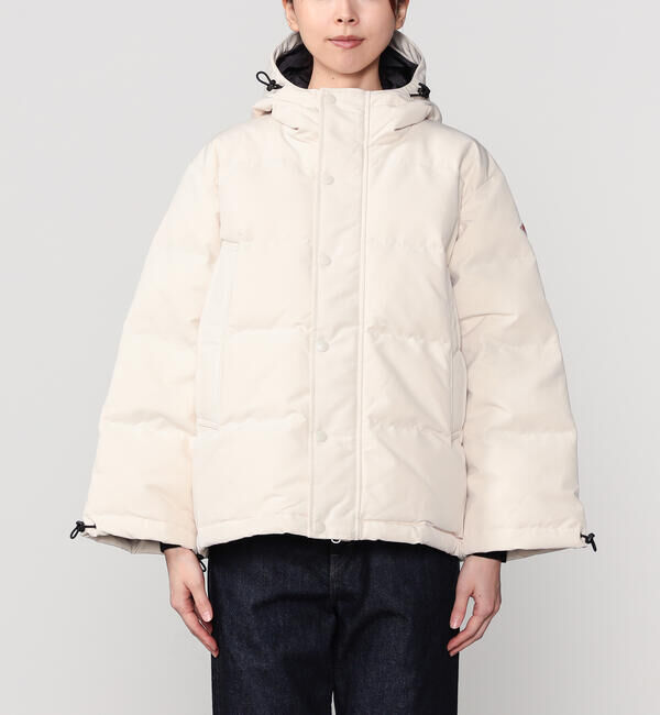 DANTON「DANTON | ポリエステルタッサー ダウンフードジャケット WOMEN」|ダウン|