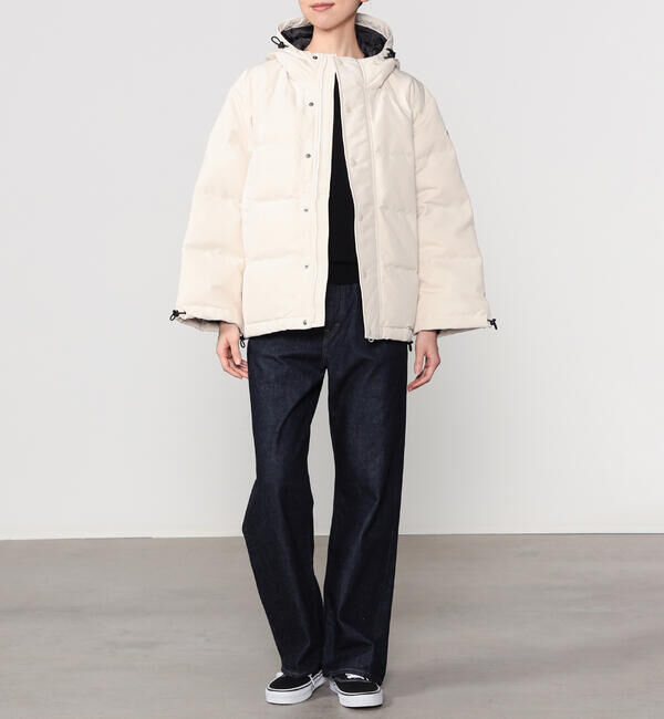 DANTON「DANTON | ポリエステルタッサー ダウンフードジャケット WOMEN」|ダウン|