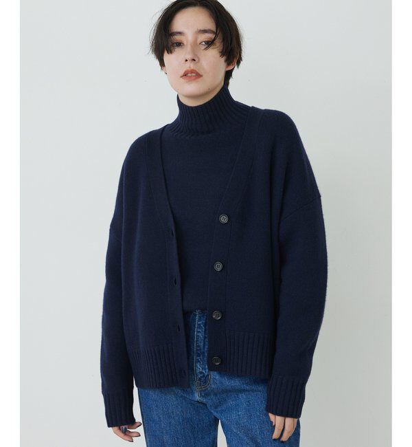 Drawing Numbers「【Drawing Numbers】接結ルーズVネックカーディガン」|ニット・セーター|