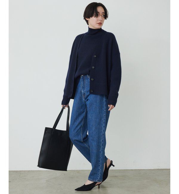 Drawing Numbers「【Drawing Numbers】接結ルーズVネックカーディガン」|ニット・セーター|