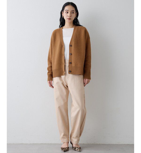 Drawing Numbers「【Drawing Numbers】接結ルーズVネックカーディガン」|ニット・セーター|