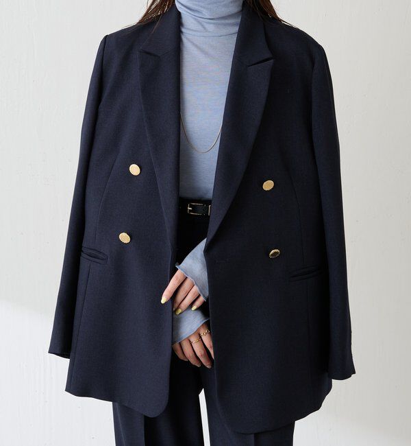  「ウールライクダブルジャケット」|デニムジャケット|