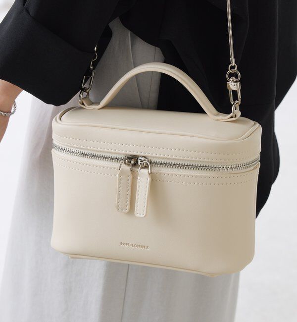  「【PAPILLONNER/パピヨネ】ミラー付きミニバニティバッグ/セレモニー」|トートバッグ|