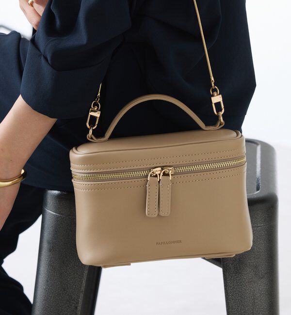  「【PAPILLONNER/パピヨネ】ミラー付きミニバニティバッグ/セレモニー」|トートバッグ|
