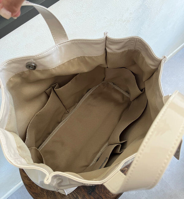  「【新色追加】【WEB限定】 ソフトエナメルショッパーバッグ」|トートバッグ|