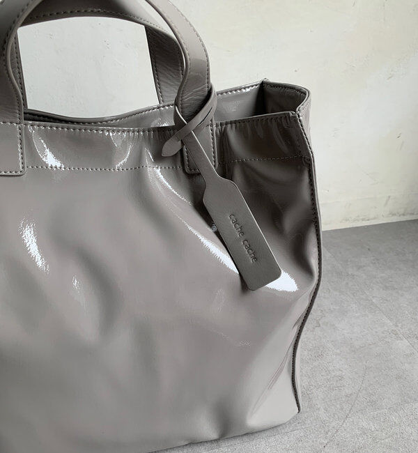  「【新色追加】【WEB限定】 ソフトエナメルショッパーバッグ」|トートバッグ|