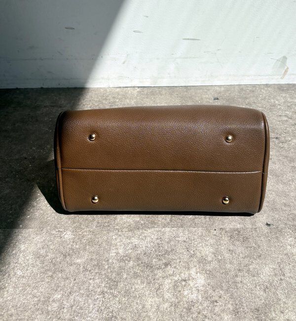  「シボフェイクレザーボストンバッグ」|トートバッグ|