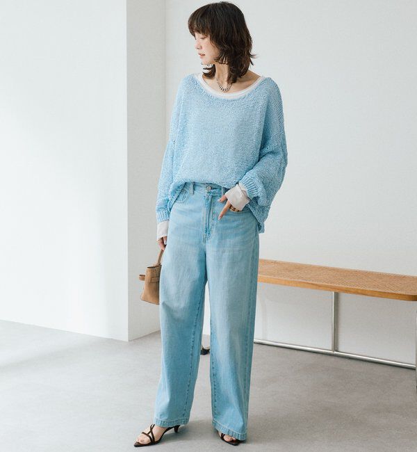  「【ご好評につき再販売開始！】テープヤーンボートネックニット」|ニット・セーター|