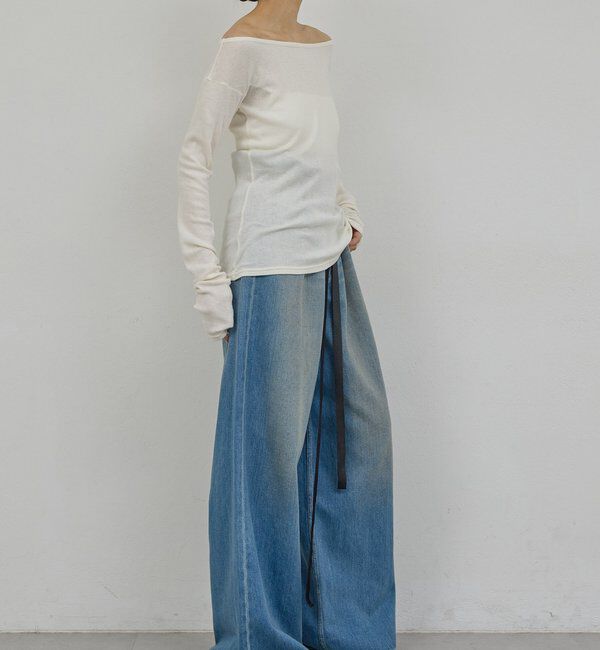  「【PEAS】ガーゼテレコプルオーバー」|Tシャツ・カットソー|