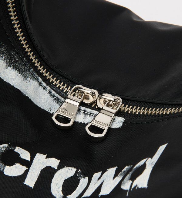  「ステンシル風プリント ナイロン2WAYミニショルダーバッグ」|ショルダー・メッセンジャー|