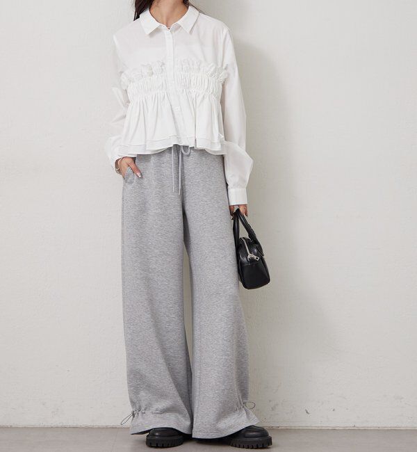  「シャーリングティアード ブラウス」|シャツ・ブラウス|