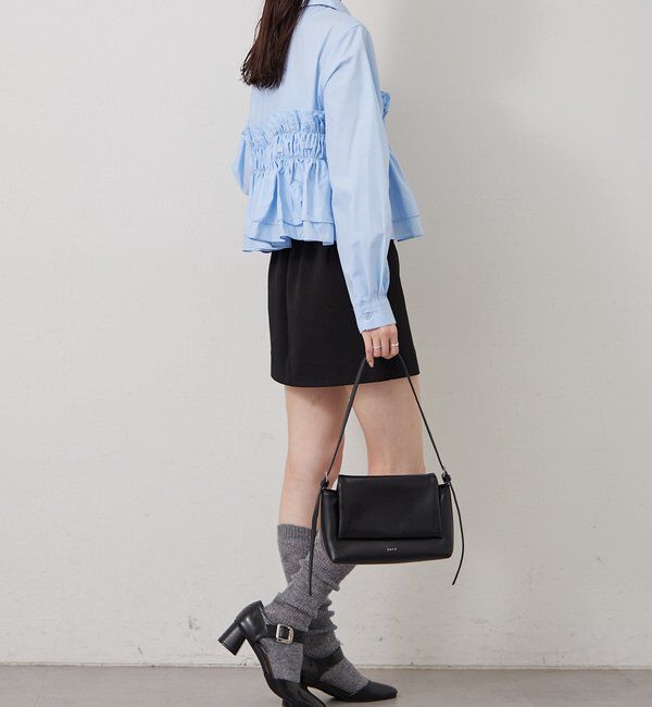  「シャーリングティアード ブラウス」|シャツ・ブラウス|