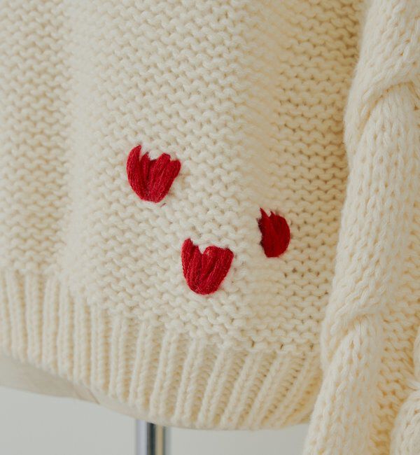  「BIGケーブルローゲージルーズニット」|ニット・セーター|