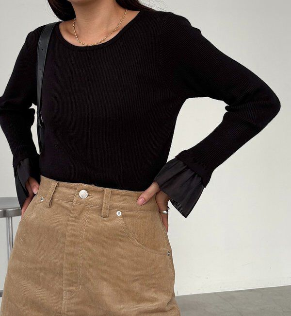  「フレアカフスニット」|ニット・セーター|