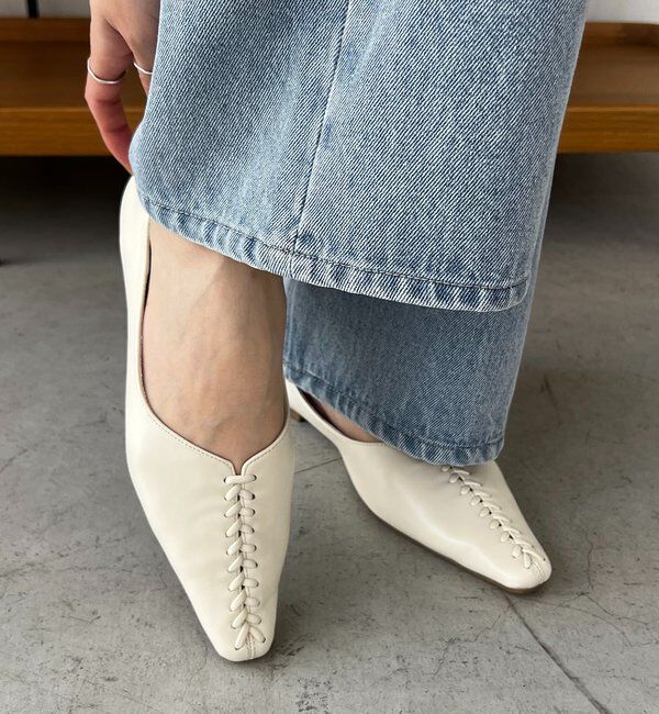  「レースアップフラットシューズ」|その他|