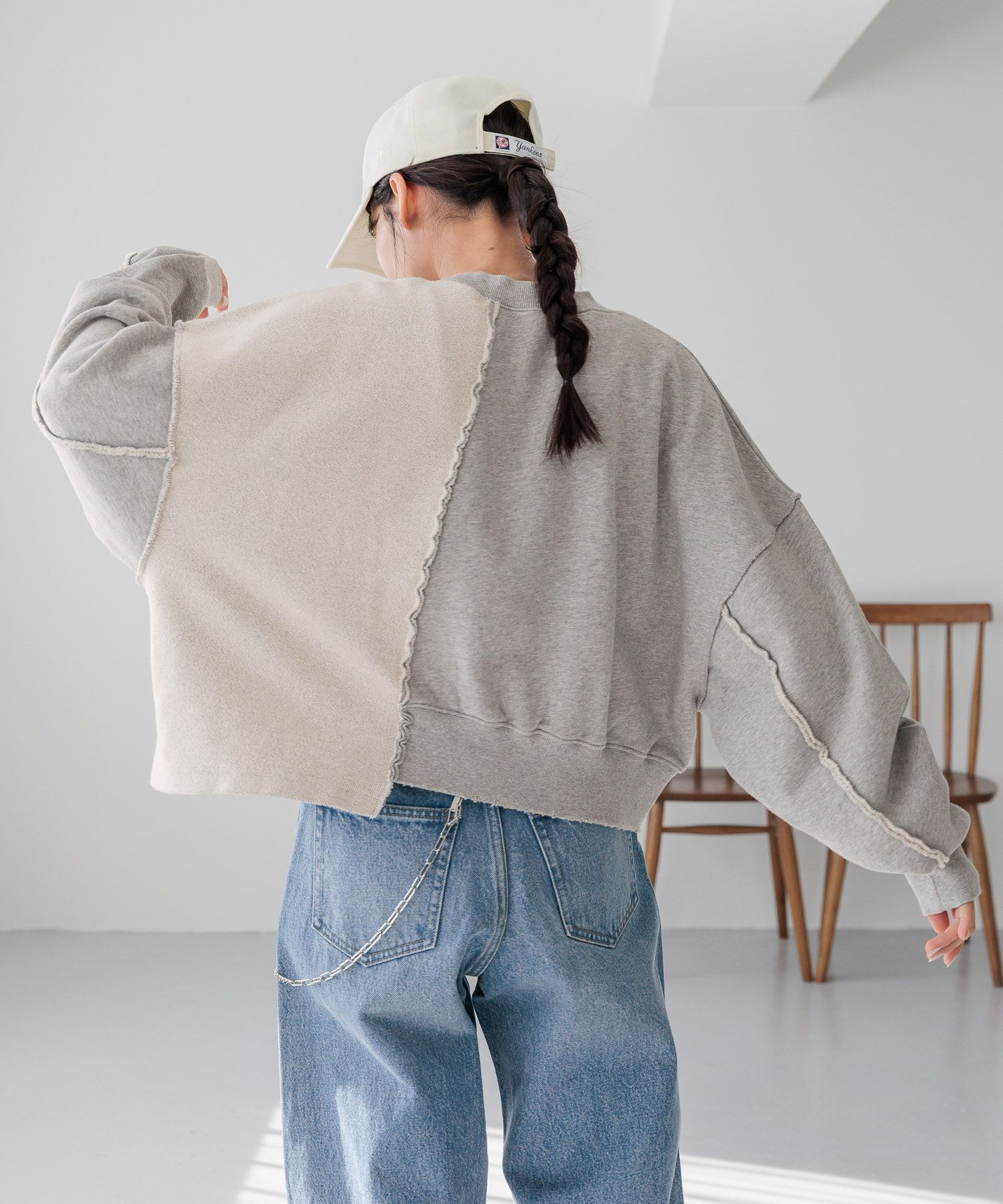 LOWRYS FARM「リメイクフウウラケＬＳ」|Tシャツ・カットソー|