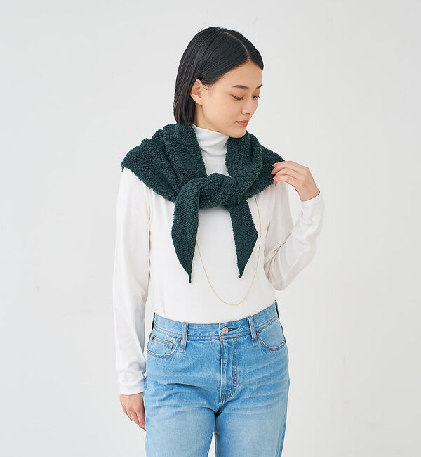 collex「トライアングルニットストール」|マフラー|
