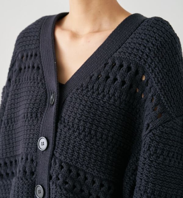 collex「袖口レースアップ2WAYカーディガン」|カーディガン|