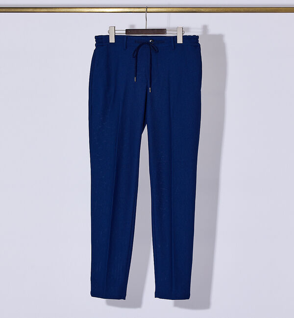 ABAHOUSE「【セットアップ対応】トリコット メッシュパンツ / サマースラックス」|その他|ブルー