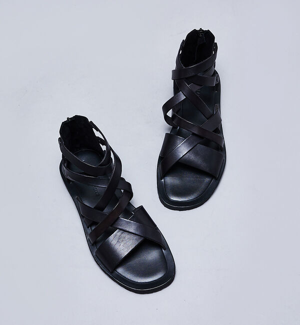 alfredoBANNISTER「マルチクロス グラディエーターサンダル」|サンダル|