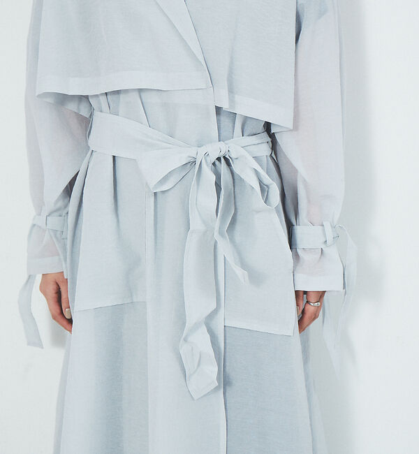 Rouge vif「シアーライトコート」|トレンチコート|