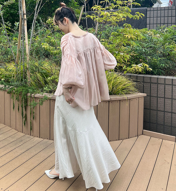 Rouge vif「切替フィブリルマキシスカート」|スカート|