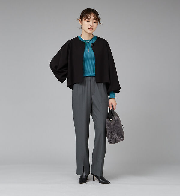 qualite「【WEB限定】2WAYストレッチセンターベンツパンツ」|その他|